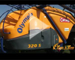 Zoom sur le pulvérisateur traîné Caruelle Olympia