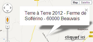 Plan d'accès à Terre à Terre