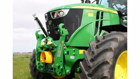 Des relevages avant Zuidberg pour les tracteurs John Deere 6RC Des relevages avant Zuidberg pour les tracteurs John Deere 6RC