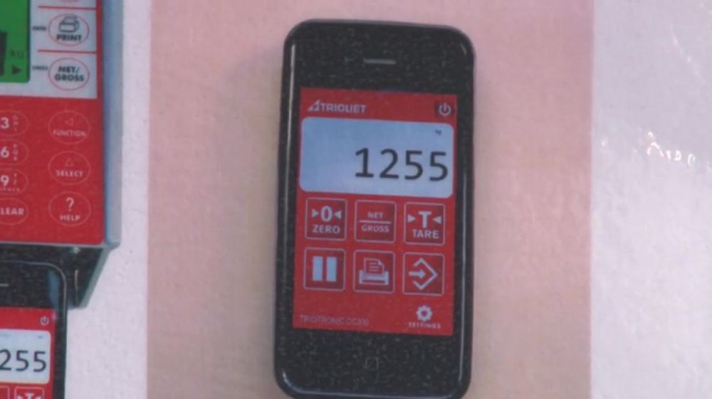 Une application smartphone pour le chargement de la mélangeuse Une application smartphone pour le chargement de la mélangeuse