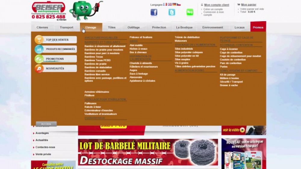 Beiser « casse la baraque » du e-commerce agricole