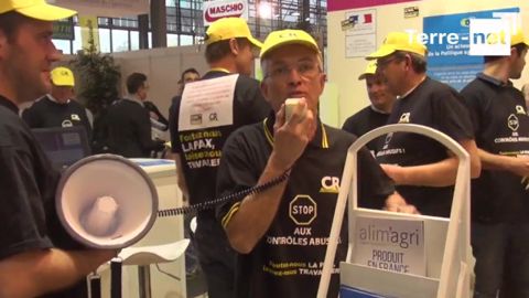 La Coordination rurale « contrôle » le stand du ministère de l’Agriculture