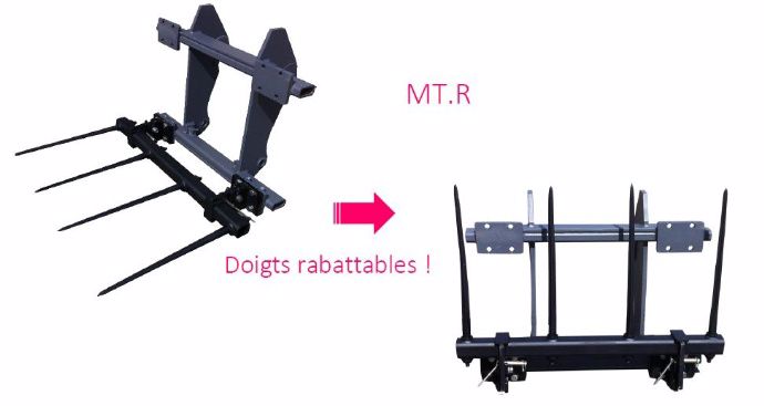 Il a été conçu pour permettre le rabattement manuel des doigts pour un trajet en toute sécurité.