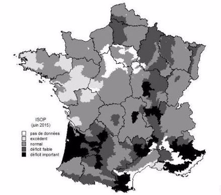Indicateur de rendement des prairies permanentes au 20 mai 2015. 