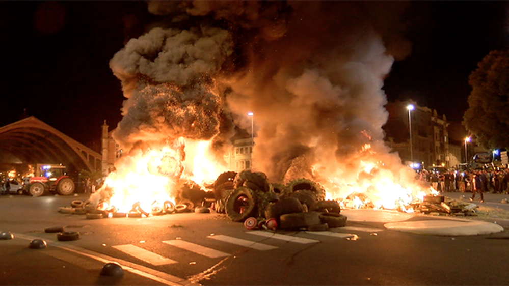 Colère des agriculteurs en Côtes d'Armor (©armortv)