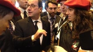 François Hollande, lors de sa visite du Salon de l'agriculture en février dernier. (©Terre-net Média) François Hollande, lors de sa visite du Salon de l'agriculture en février dernier. (©Terre-net Média)