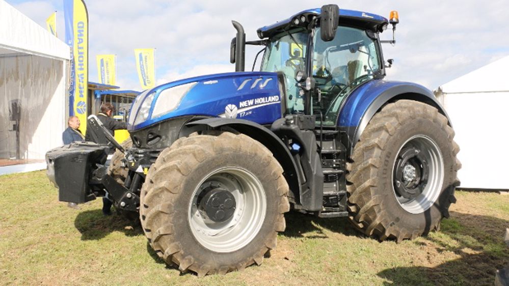 Le nouveau tracteur T7 Heavy Duty de New Holland. (©Terre-Net Média)