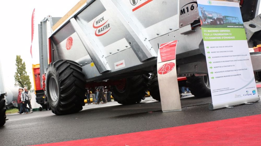 Pichon a fait certifier le Muck Master M1250. (©Terre-Net Média)