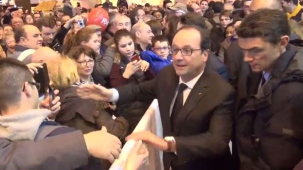 En 2015, François Hollande s'était offert de grands bains de foule. Cette année, l'ambiance risque de ne pas être la même... (©Terre-net Média) 