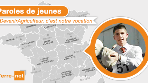 Benjamin Perrin témoigne pour Paroles de Jeunes. (©Terre-net Média) Benjamin Perrin témoigne pour Paroles de Jeunes. (©Terre-net Média)
