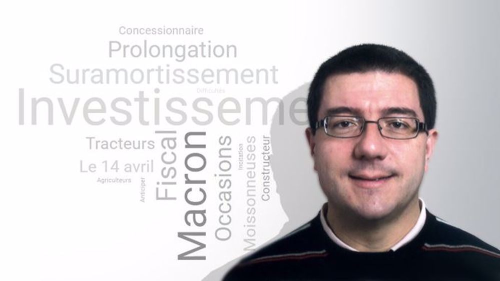 Jérôme Gallois, exploitant agricole dans l’Aube : « la loi Macron ne va pas aider les producteurs en difficulté. » (©Terre-net-média)