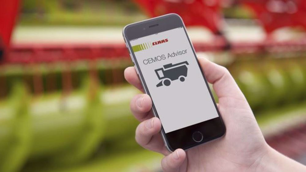 L'application Cemos Advisor facilite les réglages des moissonneuses Claas. (©Claas)