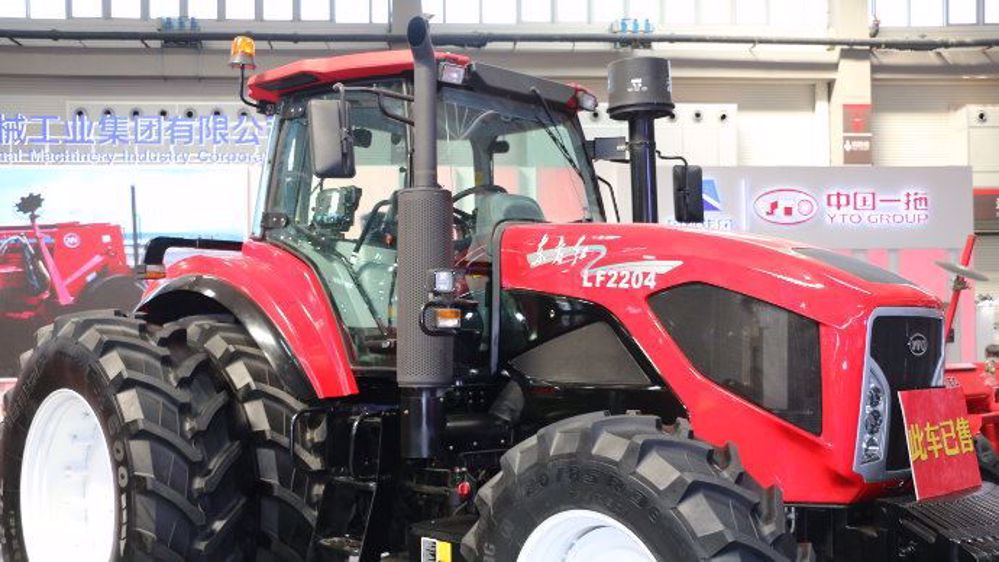LF 2204 YTO sur le stand YTO au Ciame 2015 (©Terre-net Média )