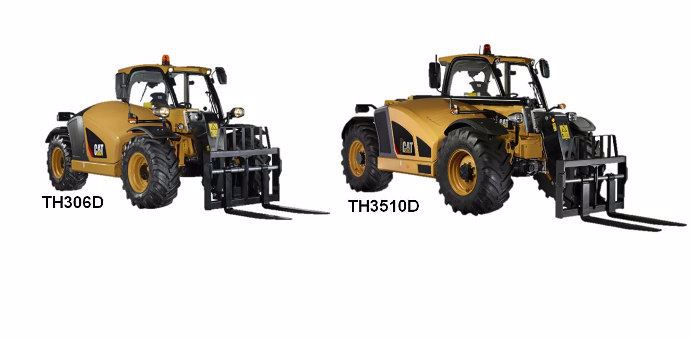 Caterpillar TH306D et TH3510D, 2 nouveaux télescopiques lancé cette année