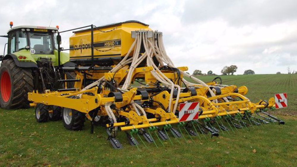 Le Semoir Hybrid T4, présenté sur Terre-net en janvier dernier, sera mis en démonstration à Innov-agri (©Claydon)