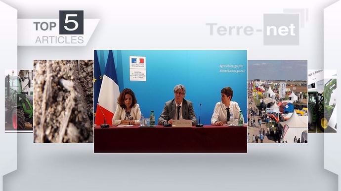 Les cinq articles les plus consultés sur Terre-net cette semaine.