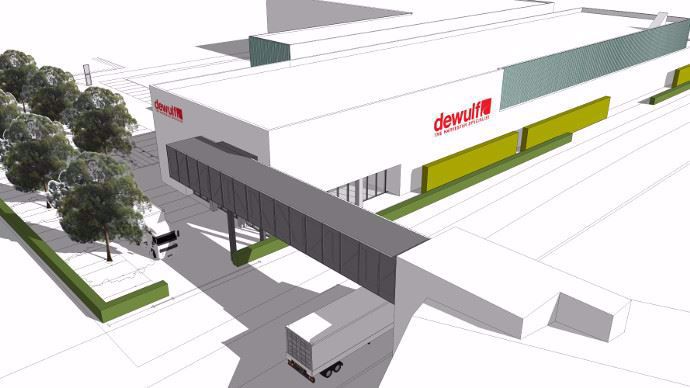 Le nouveau centre logistique Dewulf
