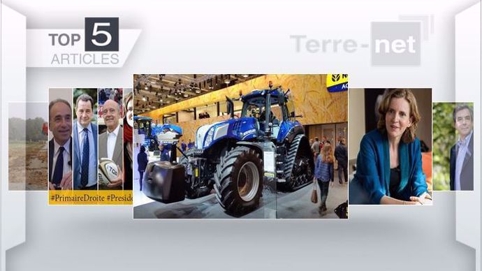Articles les plus lus sur Terre-net cette semaine 