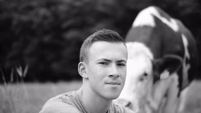 Cyprien Petit, élève en lycée agricole en Haute-Saône