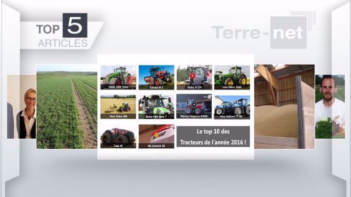 Les cinq articles les plus lus sur Terre-net cette semaine.  