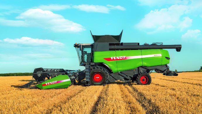 Moissonneuse-batteuse Fendt équipée du système VIP