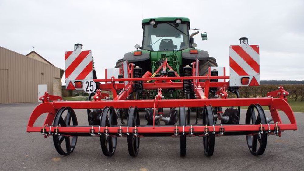 Le rouleau Horsch pour le travail des couverts. (©Horsch)