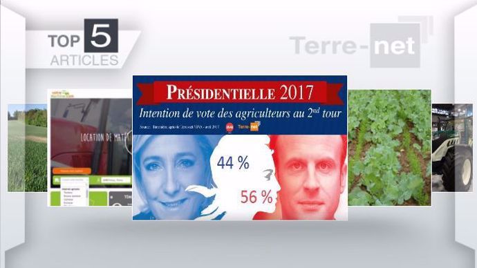 Articles les plus lus cette semaine sur Terre-net       