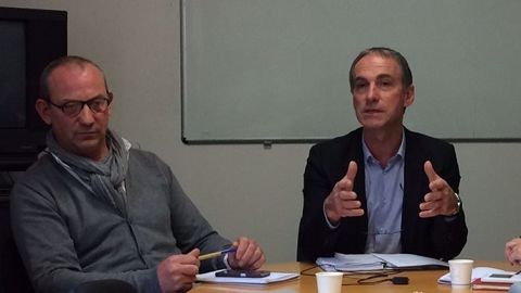 Thierry Roquefeuil (à droite), président de la FNPL, aux côtés d'André Bonnard, secrétaire général du syndicat. (©Terre-net Média) Thierry Roquefeuil (à droite), président de la FNPL, aux côtés d'André Bonnard, secrétaire général du syndicat. (©Terre-net Média)