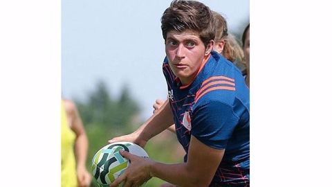 Audrey Forlani lors de la coupe du monde de rugby féminin 2017 en Irlande. (©<a href="https://www.facebook.com/moulinex.forlani" target="_blank">Compte facebook d'Audrey Forlani</a>)