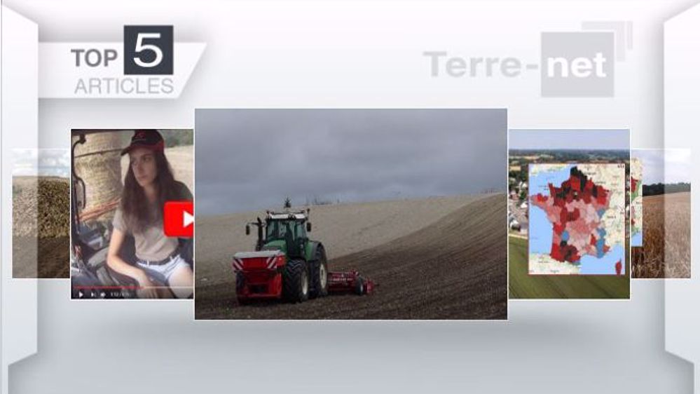 Les cinq articles les plus lus sur Terre-net cette semaine. (©Terre-net Média)