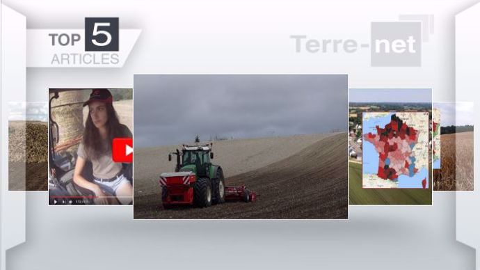 Les cinq articles les plus lus sur Terre-net cette semaine.   