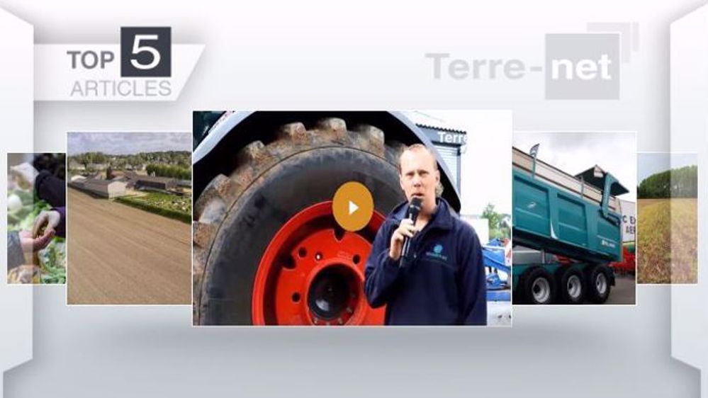 Articles les plus lus de la semaine sur Terre-net. (©Terre-net Média)