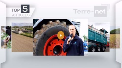 Articles les plus lus de la semaine sur Terre-net. (©Terre-net Média)