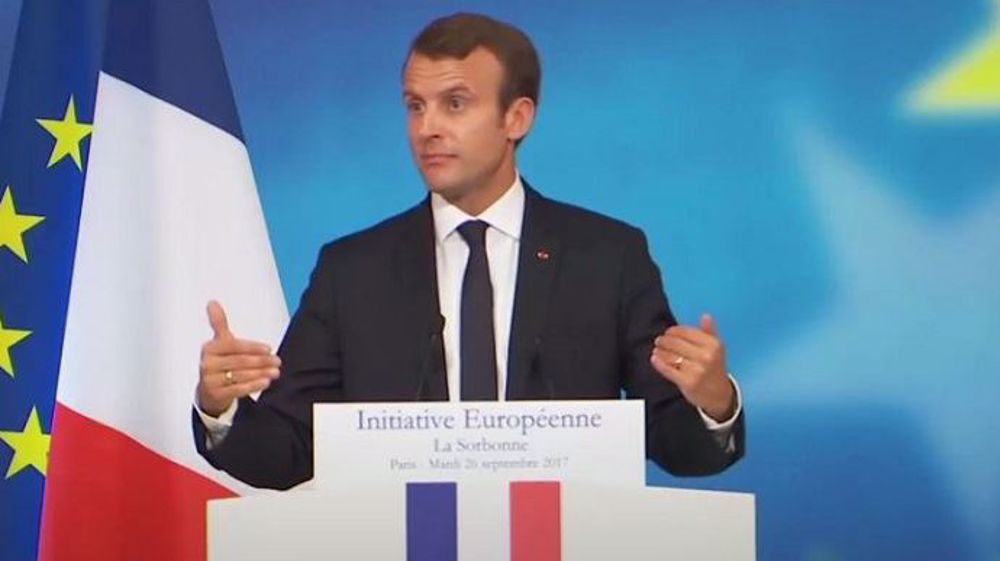 Emmanuel Macron, ici lors d'un discours à la Sorbonne en septembre 2017, annoncera une série de mesures conclusives au premier chantier des Etats généraux de l'alimentation, mercredi 11 octobre vers 17h, sur le marché national de Rungis. (©Terre-net Média)