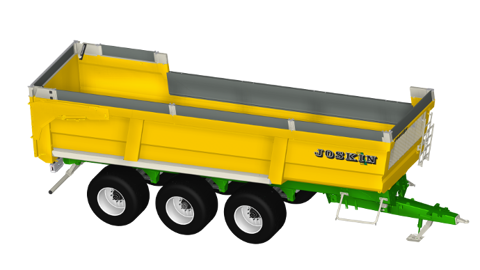 La gamme Trans-Space 9000 de Joskin a été conçue pour le transport de pommes de terre. (©Joskin) La gamme Trans-Space 9000 de Joskin a été conçue pour le transport de pommes de terre. (©Joskin)