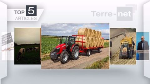 Les articles les plus lus de la semaine sur Terre-net. (©Terre-net Média)