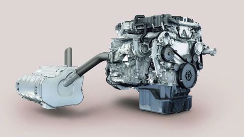 Pour répondre aux exigences de la norme Stage V, le moteur MTU combine la technologie SCR et un filtre à particules. (©MTU) Pour répondre aux exigences de la norme Stage V, le moteur MTU combine la technologie SCR et un filtre à particules. (©MTU)