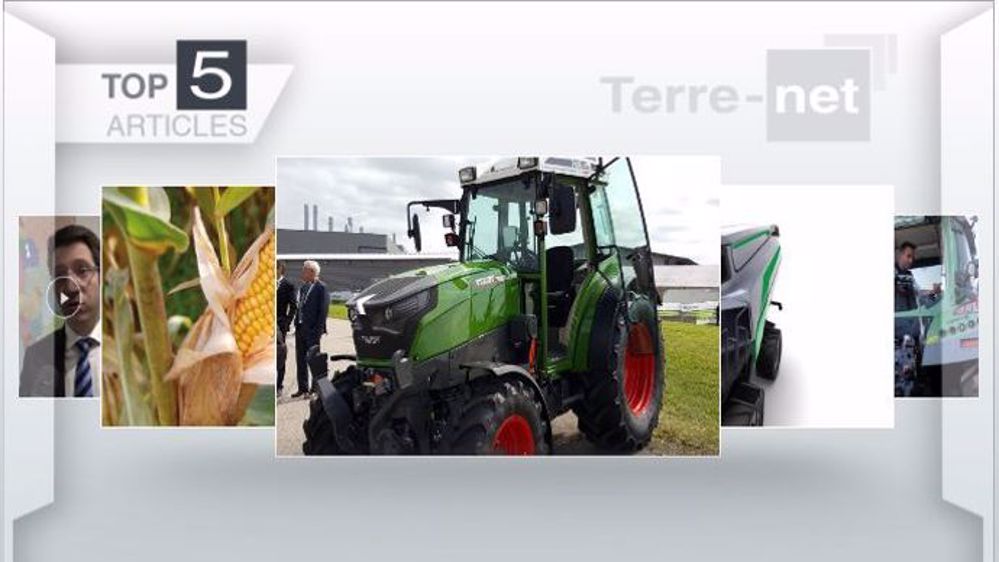 Articles les plus lus de la semaine sur Terre-net. (©Terre-net Média)