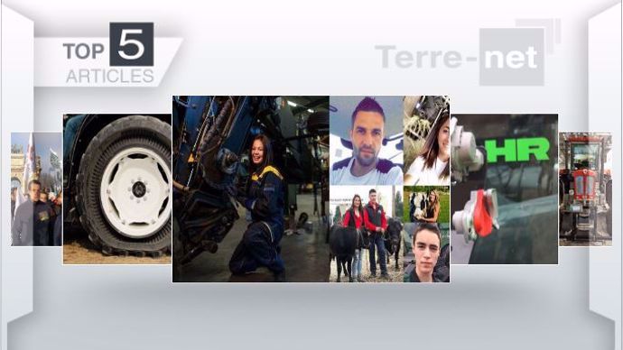 Articles les plus lus de la semaine sur Terre-net.    