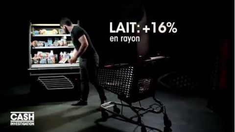 L'enquête de Cash Investigation diffusée mardi 16 janvier s'intitule : "Produits laitiers, où va l'argent du beurre ?". (©Compte Twitter Cash Investigation)