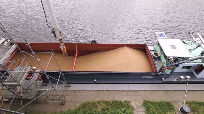 Bateau exportation blé