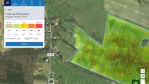 Les résultats sont équivalents à Farmstar avec une autonomie plus importante pour l'utilisateur d'Atfarm, selon l'équipe Yara. (©Yara)