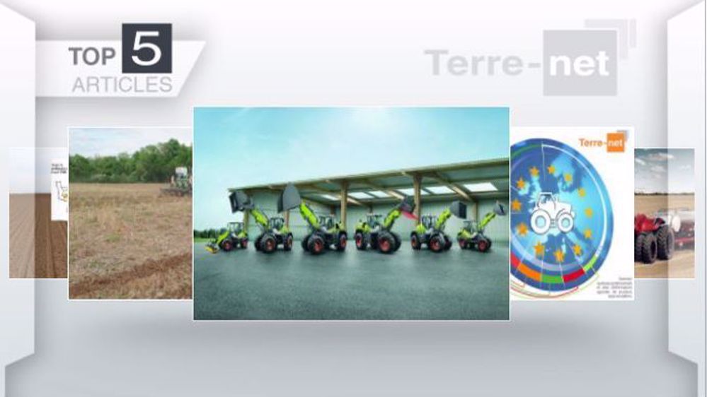 Les cinq articles les plus lus sur Terre-net. (©Terre-net Média)