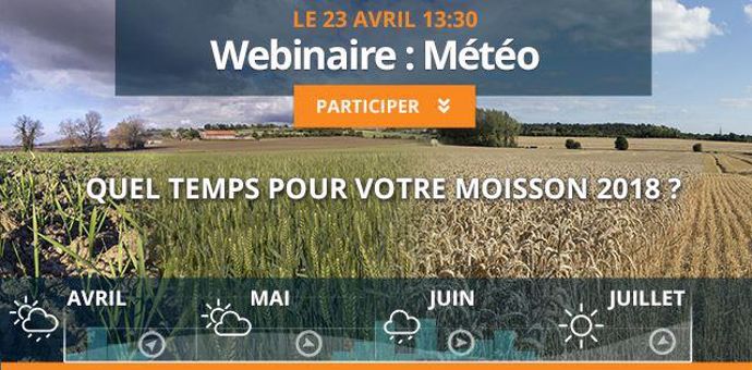 Webinaire sur les tendances météo à long terme du 23 avril 2018.