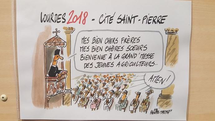 Congrès Jeunes agriculteurs à Lourdes 