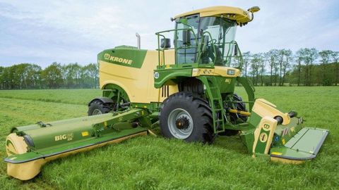 Krone Big M 450, la star du Salon de l'herbe 2018. (©Krone) Krone Big M 450, la star du Salon de l'herbe 2018. (©Krone)
