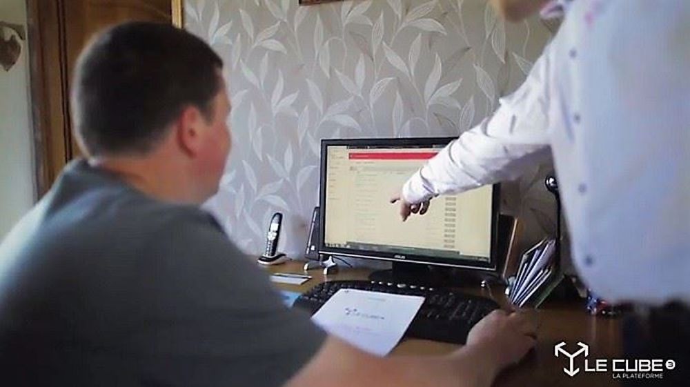 Le Cube rassemble toutes les données de l'élevage et les compare aux objectifs de l'éleveur. (©Le Cube) 