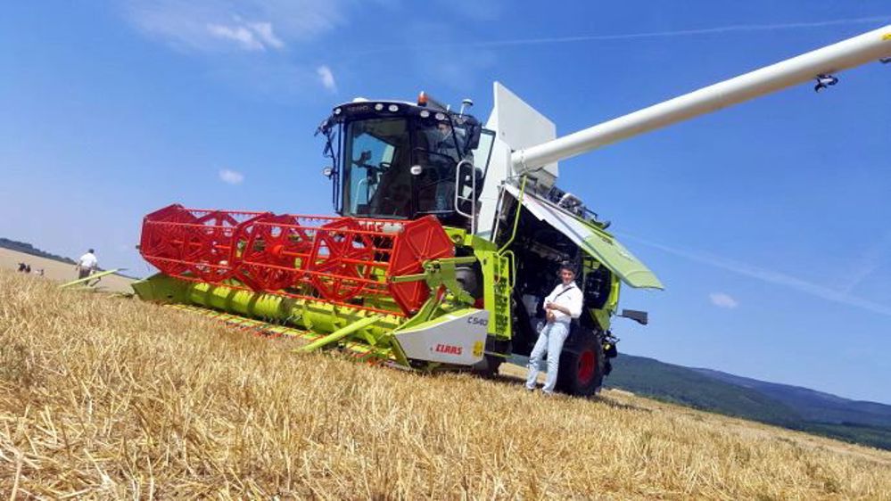La gamme Claas Tucano gagne jusqu'à 65 % de capacité de traction grâce au dispositif Montana. (©Terre-net Média)