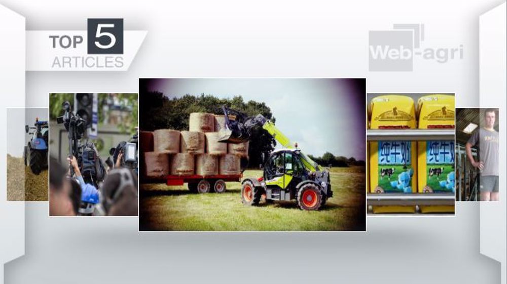 Articles les plus lus sur Web-agri cette semaine. 