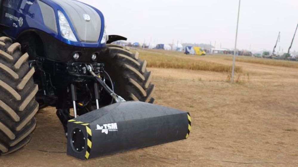 Le système Topsoil Mapper de New Holland analyse le sol et cartographie la zone s'il est couplé au GPS du tracteur. (©Terre-net Média)